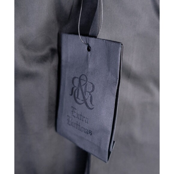 Rock & Republic Blazer 42L Gray Solid Sport Coat Suit Jacket Blazer Wool/Spandex - Picture 11 of 14